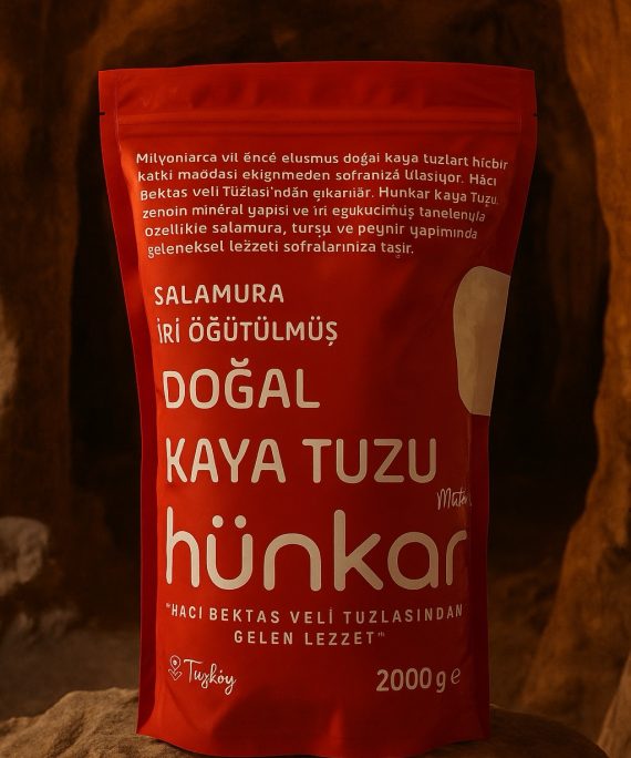 “Hünkar Salamura İri Öğütülmüş Doğal Kaya Tuzu ( 2000 gr )